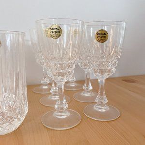 Cristal D'Arques French Crystal Wine Glasses - Set of 6